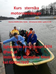 plakat kurs motorowodby