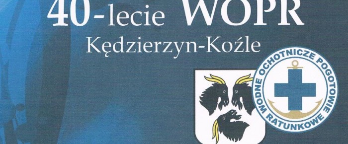 Program obchodów 40-lecia WOPR w Kędzierzynie-Koźlu