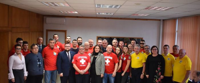 Spotkanie ratowników WOPR u marszałka Spotkanie ratowników WOPR u marszałka