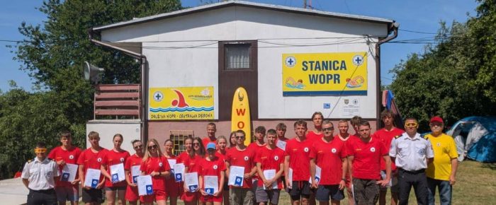 Zakończenie kursu ratownika wodnego Leśnica 2025.